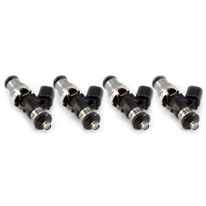 Injector Dynamics - ID1050-XDS, for 12-15 Civic Si. 14mm (grey) adapter top. Denso lower OVER the o-ring retainer.  Do not remove retainer.  Set of 4. - Image 1