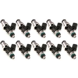 Injector Dynamics - ID1050-XDS, for Gallardo / V10 applications.  14mm (grey) adaptor top. Set of 10. - Image 1