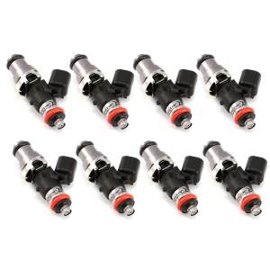 Injector Dynamics - ID1050-XDS, for Commodore VZ / LS2 application. 14mm (grey) adaptor top, set of 8. Orange lower o-ring. - Image 1