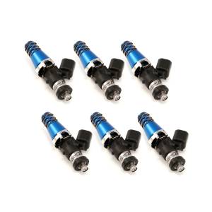 Injector Dynamics - ID1700-XDS, for Landcruiser. 11mm (blue) adapter top. Denso lower. Set of 6. - Image 1