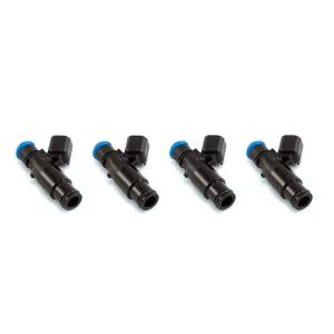 Injector Dynamics - ID1300-XDS, USCAR Connector, 48mm length, 14mm (black) BOTTOM adaptor. Set of 4. - Image 1