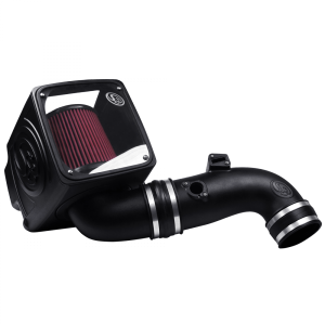 S&B - GENUINE S&B Cold Air Intake For 11-16 Chevrolet Silverado GMC Sierra V8-6.6L LML Duramax Cotton Cleanable Red - Image 1