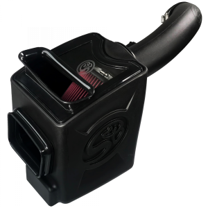 S&B - GENUINE S&B Cold Air Intake For 17-19 Chevrolet Silverado GMC Sierra V8-6.6L L5P Duramax Cotton Cleanable Red - Image 1
