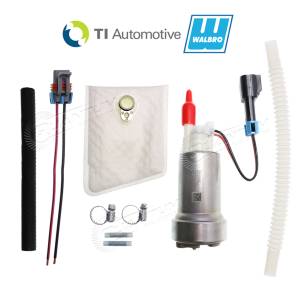 Walbro - Genuine Walbro/TI F90000285 525LPH HELLCAT Fuel Pump + Install Kit E85 & Flex Hose for Pontiac GTO ALL 2004-2006 - Image 1