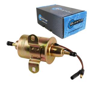 Quantum - Quantum Low Pressure 12V 5/16" Inlet/Outlet Universal Electric Fuel Pump for Carbureted Gasoline or Diesel Applications - Image 1
