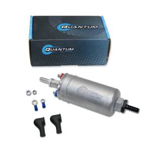 Quantum - Quantum 300LPH Universal External Inline Fuel Pump + 3/8" Barb Fittings - Image 1