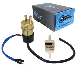 Quantum - Quantum Electric Fuel Pump w/ Fuel Filter for Kawasaki Mule 2500 1994-2000, Replaces 49040-1055 - Image 1