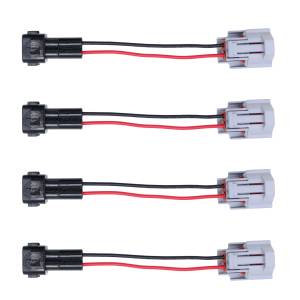 Quantum - Quantum Injector PnP Adapters - Denso (female) to OBD2 Honda (male) -Wired-Set of 4 - Image 1