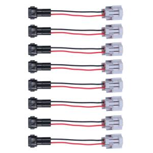 Quantum - Quantum Injector PnP Adapters - Denso (female) to OBD2 Honda (male) -Wired-Set of 8 - Image 1