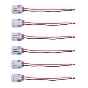 Quantum - Quantum Injector PnP Adapters - Denso (female) to Pigtail (female)-Wired-Set of 6 - Image 1
