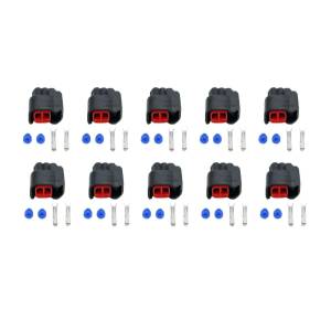 Quantum - Quantum Injector Dynamics EV6/ EV14 Terminals/Pins (Sockets/Connectors/Plugs) Fits all ID/EV6 Injectors Set of 10 - Image 1