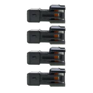 Quantum - Quantum Injector PnP Adapters - EV6/EV14 USCAR (female) to EV1 Bosch/Jetronic (male)-Wireless-Set of 4 - Image 1