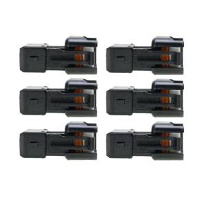 Quantum - Quantum Injector PnP Adapters - EV6/EV14 USCAR (female) to EV1 Bosch/Jetronic (male)-Wireless-Set of 6 - Image 1