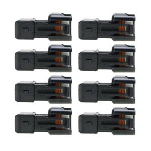 Quantum - Quantum Injector PnP Adapters - EV6/EV14 USCAR (female) to EV1 Bosch/Jetronic (male)-Wireless-Set of 8 - Image 1