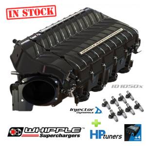 Whipple - WHIPPLE GEN 5 STAGE 2 Supercharger System 2018-2020 Ford 5.0L F150 BLACK + ID Injectors & HP Tuners - Image 1