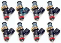 ID1300, for GM LS2, 14mm (grey adapter tops). Set of 8. Orange lower o-ring.