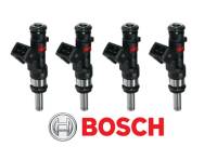 GENUINE Bosch EV6/EV14 56lb/590cc Long Nozzle 6-Hole Fuel Injector 0280158123 (Set of 4)