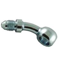 AN Fittings & Hoses - Banjo Bolts, Fittings, and Hose Ends - 45 Degree AN to Banjo Adapters