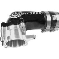 S&B Cold Air Aluminum Intake Elbow Ford F250 F350 F450 F550 Super Duty 6.0L 2005 2006 2007 (76-1010B)