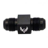 Flare Union Adapter With Port -10AN With 1/8" Port Black