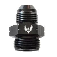 Stack Plate Oil Cooler Fitting M22X1.5 to -16AN Male Black