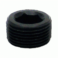 Allen Socket Pipe Thread Plugs 3/8" NPT Black, Pack of 2