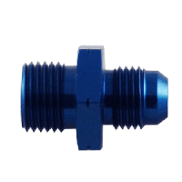 AN to Metric Adapter Fittings -4AN to M8x1.0 Blue