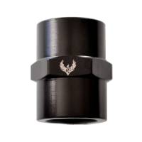 Female Pipe Thread Coupler 1/4" NPT Black