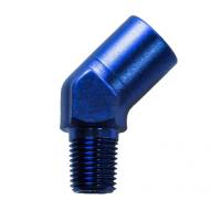 45 Degree Male to Female Pipe Elbow 1/2" NPT Blue