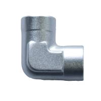 90 Degree Female Pipe Elbow 3/4" NPT Clear