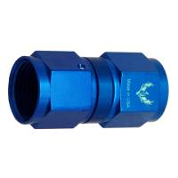Straight Swivel Coupler -10AN to -12AN Blue