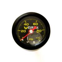 Pressure Gauge 0 to 100 Psi 1/8 NPT Silicone Filled