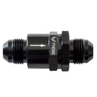 One Way Check Valves -12AN Black