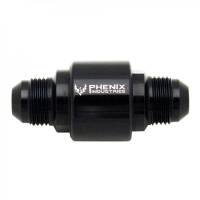 Inline 40 Micron Compact Filter -6AN By 2-1/2" Black