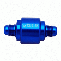 Inline 40 Micron Compact Filter -6AN By 2-1/2" Blue