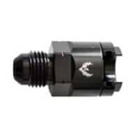 Screw Back Fuel Railing -8AN to 5/16" Black