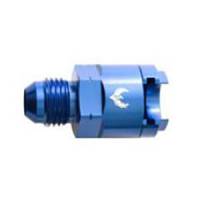 Screw Back Fuel Railing -8AN to 5/16" Blue