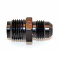 Straight AN Male to Inverted Flare Male Fitting -6AN to 5/8" x 18 Black