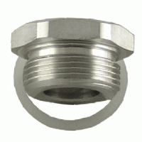 Carburetor Inlet Plugs 7/8" to 20 (Clear Anodized)