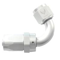 Compression Swivel Hose End -20AN x 120 Degree Clear