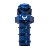 Straight Barb to Flare Adapter -8AN 1/2" NPT Blue