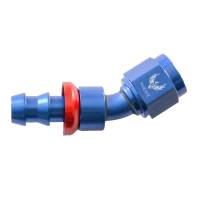 Push-Lok Hose End -10AN x 30 Degree Red/Blue