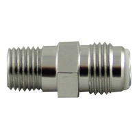 TEFLOK Straight Flare to Pipe -3AN to 1/8" NPT Clear