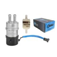 Quantum Electric Fuel Pump w/ Fuel Filter for Kawasaki Ninja ZX-7 (ZX750) Carbureted 1993-1995, Replaces 49040-1061