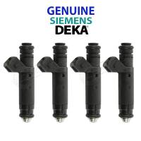 GENUINE SIEMENS DEKA 60LB Fuel Injectors 107961 FI114961 EV1 60mm Length 630cc (Set of 4)