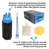 Quantum - Quantum OEM Replacement EFI Fuel Pump w/ Tank Seal for Suzuki SV1000 (Model K3/K4) EFI 2003-2007, Replaces 15100-35F30 - Image 2
