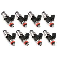 ID1050-XDS, for Monaro / LS2 applications. Orange lower o-ring. 14mm (grey) adaptor top, set of 8.