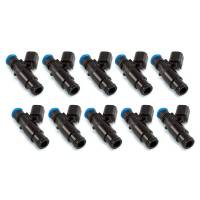 ID1700-XDS, for Dodge SRT-10 / 8.3L & 8.4L engines. 14mm (black) bottom adaptors. Set of 10.