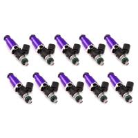 ID1700-XDS, for Dodge SRT-10 / 8.3L engines. 14mm (purple) adapters. Vehicle must be converted to top-feed injector fitment. Set of 10.