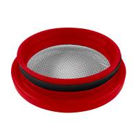 S&B - GENUINE S&B Turbo Screen 4.0 Inch Red Stainless Steel Mesh W/Stainless Steel Clamp - Image 2